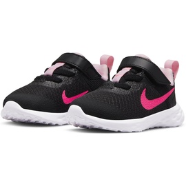 Nike Revolution 6 Kinder black/hyper pink/pink foam 22