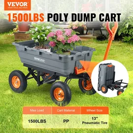 Vevor Bollerwagen Gartenwagen 680 kg ca. 33 cm Reifen