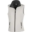 Result Core Damen 2-Lagen Softshell Gilet 'Printable' Bodywarmer R232F white/black L