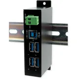 Exsys EX-1504HMS USB 3.2 Gen1 Metall HUB mit 15KV EDS Überspannungsschutz