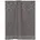 PAD Strandtuch PAD HARLEM schwarz charcoal B 100cm L 180cm Frottee Frottee Handtücher Made in Europe Ton in Ton gestreift mit Ornamenten mit Fransen