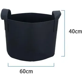 Intirilife Vlies Pflanzsack 113 Liter 60 x 40 cm