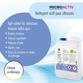 microactiv® Ultraschallreiniger 6 x 1 l
