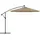 vidaXL Ø 300 cm Taupe