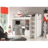 MID.YOU Hochbett UNIT - weiß