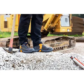 Haix CONNEXIS Safety+ GTX low grau/orange Gr. 7, - Grau - 39