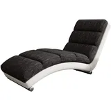 Mirjan24 Relaxliege Holiday Loungesessel Liegesessel Polstersessel Farbauswahl Relaxsessel Modern Wohnmöbel (Soft 017 + Lawa 06)