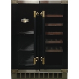 Kaiser Art DECO Weinkühlschrank Dual Zone Weinschrank Getränkekühlschrank 116 L