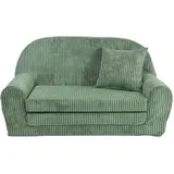 FORTISLINE Kindersofa Rosalia Mini 78 x 45 x 40 cm Textil hellgrün