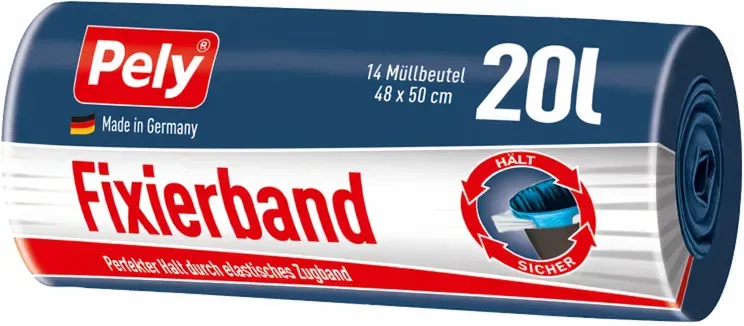 Pely Befestigungsband Müllbeutel 20L