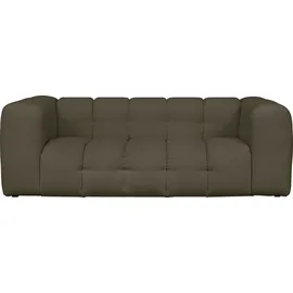 LeGer Home by Lena Gercke 3-Sitzer "TALISHA Designersofa, moderne Steppung, Maße B/T/H: 229/110/75 cm", grün (oliv), B:229cm H:75cm T:110cm, 100% Polyester, LEGER HOME BY LENA GERCKE, Sofas, aufwendig gepolstert, hoher Sitzkomfort