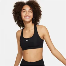 Nike Dri-FIT Swoosh Sport-BH Mädchen 010 black/white S 128-137 cm