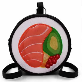 Oh My Pop! Maki-Sushi Rucksack-Tasche, Schwarz