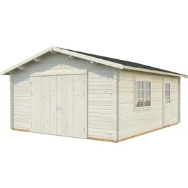 Palmako Holzgarage Roger 4,70 x 5,70 m naturbelassen