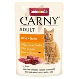 animonda Carny Nassfutter Katze Adult Rind und Huhn 48x85 g