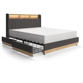 VitaliSpa Nura 160 x 200 cm Grau