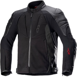 Alpinestars Proton, Textiljacke wasserdicht - Schwarz/Schwarz - S