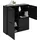FMD Kommode Dark 99,1 x 101,2 x 31,5 cm Schwarz