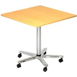 Hammerbacher VST88 Stehtisch höhenverstellbar buche 80,0 x 80,0 x 72,0 - 114,0 cm