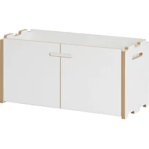 Tojo Hochstapler Regalsystem 76 x 32 x 35 cm Weiß