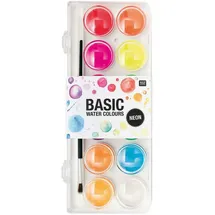 Rico Design Basic Neon Water Colours 12 Farben