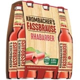 Krombacher Fassbrause Rhabarber Erfrischungsgetränk 330ml 6er Pack