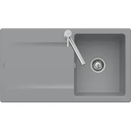 Villeroy & Boch Siluet 1 Becken rechts Einbau Stone White Handbetätigung 900 x 510 mm