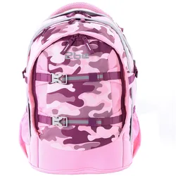 Schulrucksack 2BE, Kinder, Gr. B: 23cm, pink, Kunstfaser, Rucksäcke, mit reflektierenden Elementen