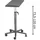 Maul Beamertisch MAULpro 9332989, 61x68cm an