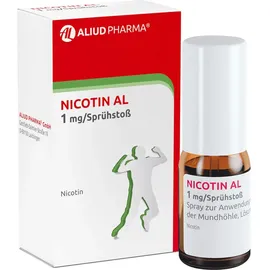ALIUD PHARMA GmbH Nicotin AL 1 mg/Sprühstoß Spray 2 St.