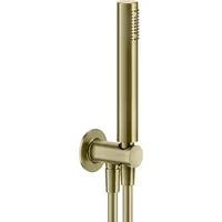GESSI Inciso Brause-Set - messing gebürstet