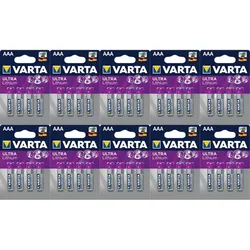 40x Varta Ultra Lithium AAA Micro Batterie 10x 4er Blister 6103
