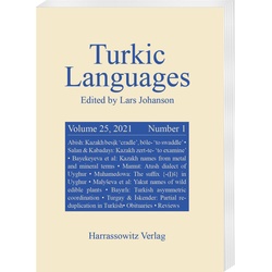 Turkic Languages / 25 1 / Turkic Languages 25 (2021) 1  Kartoniert (TB)