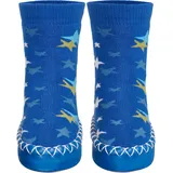 Playshoes Hüttenschuh Sterne Blau