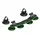Treefrog Pro 2 Plus Fahrradträger für 2 Fahrräder Schwarz/Grün