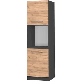 Vicco Herdumbauschrank Fame-Line 60 x 60 x 206,8 cm Grau