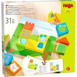 HABA 306292 Legespiel Tierisch quadratisch