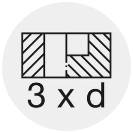 FORUM Handgewindebohrer-Satz links DIN 352 HSS M12,0