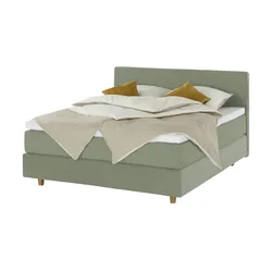 Jette Home Boxspringbett  Jette Flex ¦ grün ¦ Maße (cm): B: 165 H: 110,5
