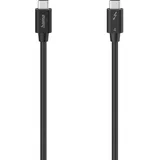 Hama Thunderbolt-4-Kabel USB-C 40 Gbit/s 5 A 100 W Ultra-HD 8K Schwarz 80 cm