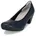 VITAFORM Pumps Damen Weite H Hirschleder Marine, 37 - 37 EU