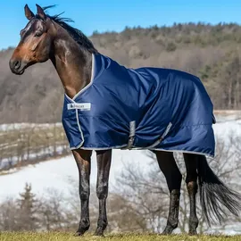 Bucas Freedom Turnout High Neck 150g 155cm Navy/Silber