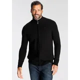 MAN'S WORLD Strickjacke in schwarz | Gr.: 5XL