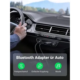 UGREEN USB 2.0 auf 3,5mm Bluetooth-Sender/Empfänger-Adapter mit Audiokabel