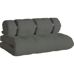 Loungesofa KARUP DESIGN "Buckle-Up", grau (dunkelgrau), B:95cm H:68cm T:140cm, Webstoff-Bezug (100% Acryl Dralon), Sofas, OUT