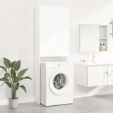 vidaXL Waschmaschinenschrank Weiß 64x25,5x190 cm