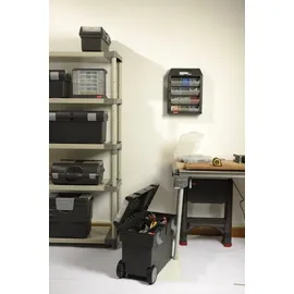 Curver Klapptritt 2 Stufen anthrazit/rot