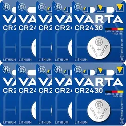 Varta CR2430 Lithium Knopfzelle 3V Batterie 10er Verpackung
