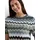 STREET ONE Kurzarm Pullover mit Zick-Zack-Muster Grün 34