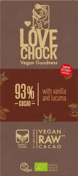 Lovechock Tafel Pur 93% Kakao bio